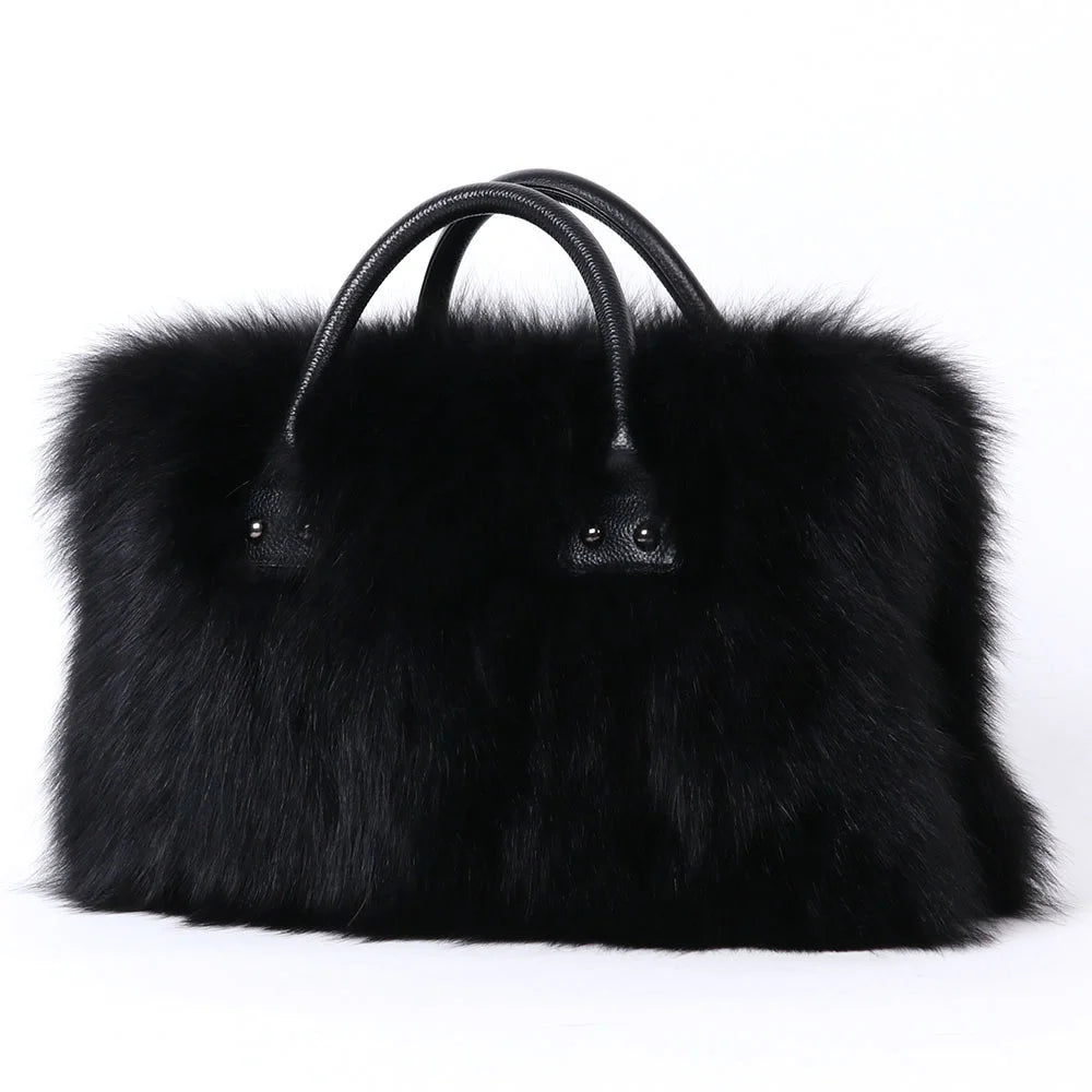 Fox Fur Cross Body Bags