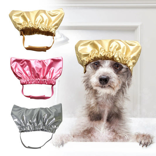 Pet Bath Caps With Adjustable Fixed Strap