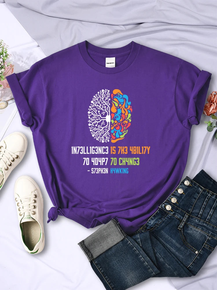 Intelligence Is The Ability To Adapt To Change T-Shirt