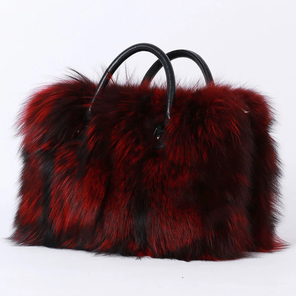 Fox Fur Cross Body Bags