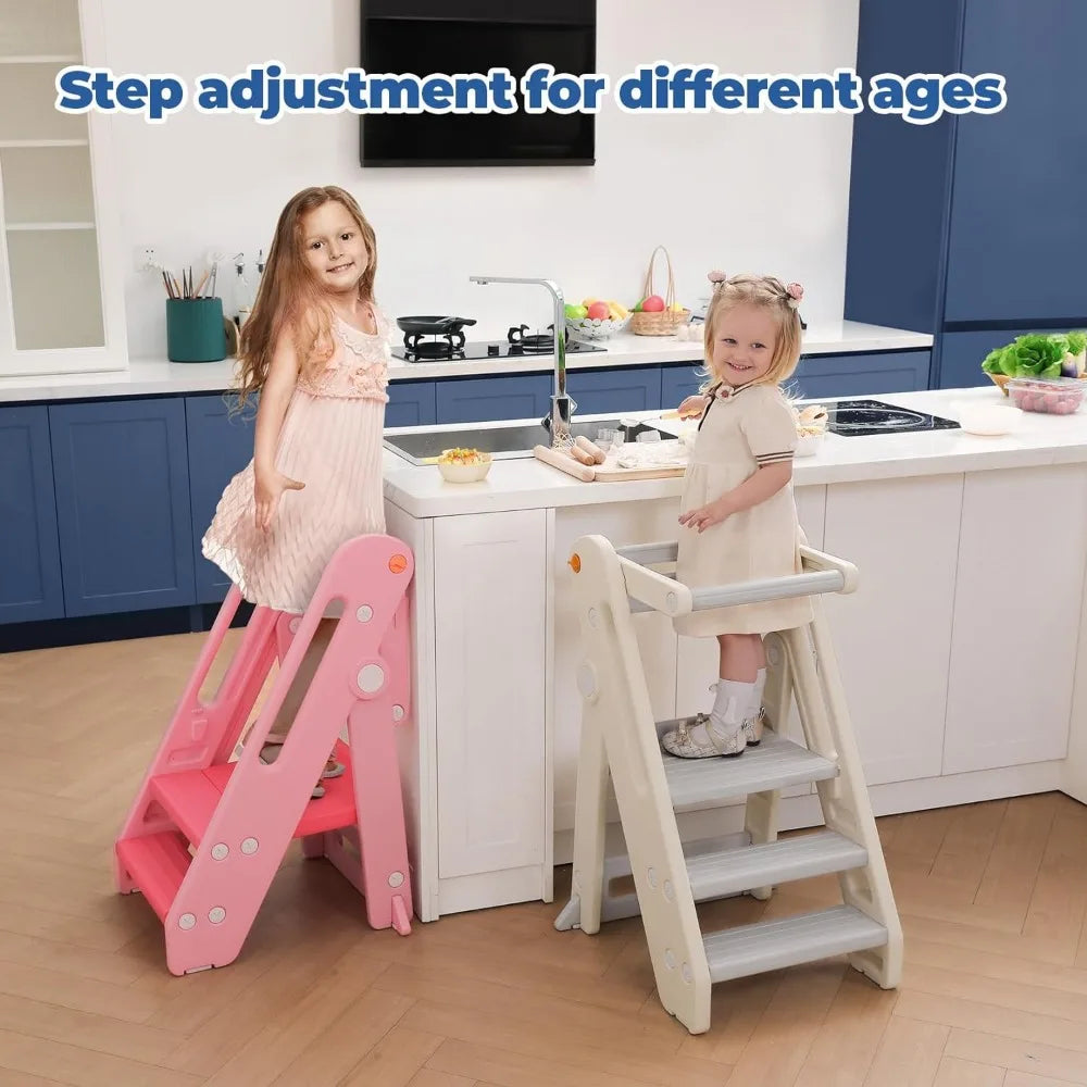 Toddler Tower Kitchen Stool Helper