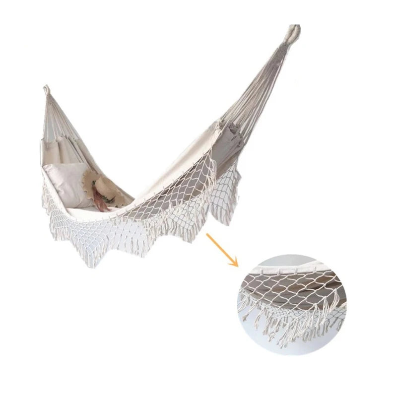 Bohemian Macrame Double Hammock