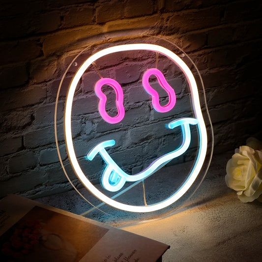 Smiley Face Neon Sign