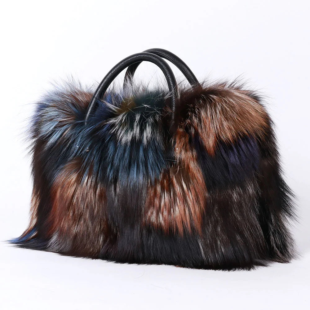 Fox Fur Cross Body Bags