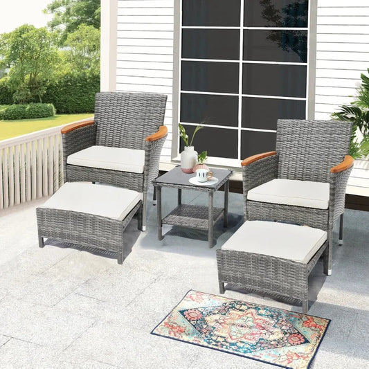 5 Piece Outdoor Patio Set