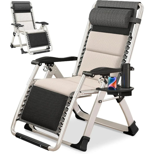 Zero Gravity Folding Adjustable Reclining Patio Chair