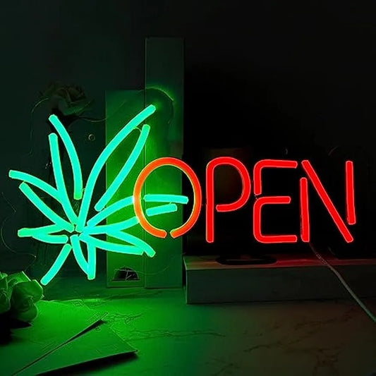 Open Neon Sign