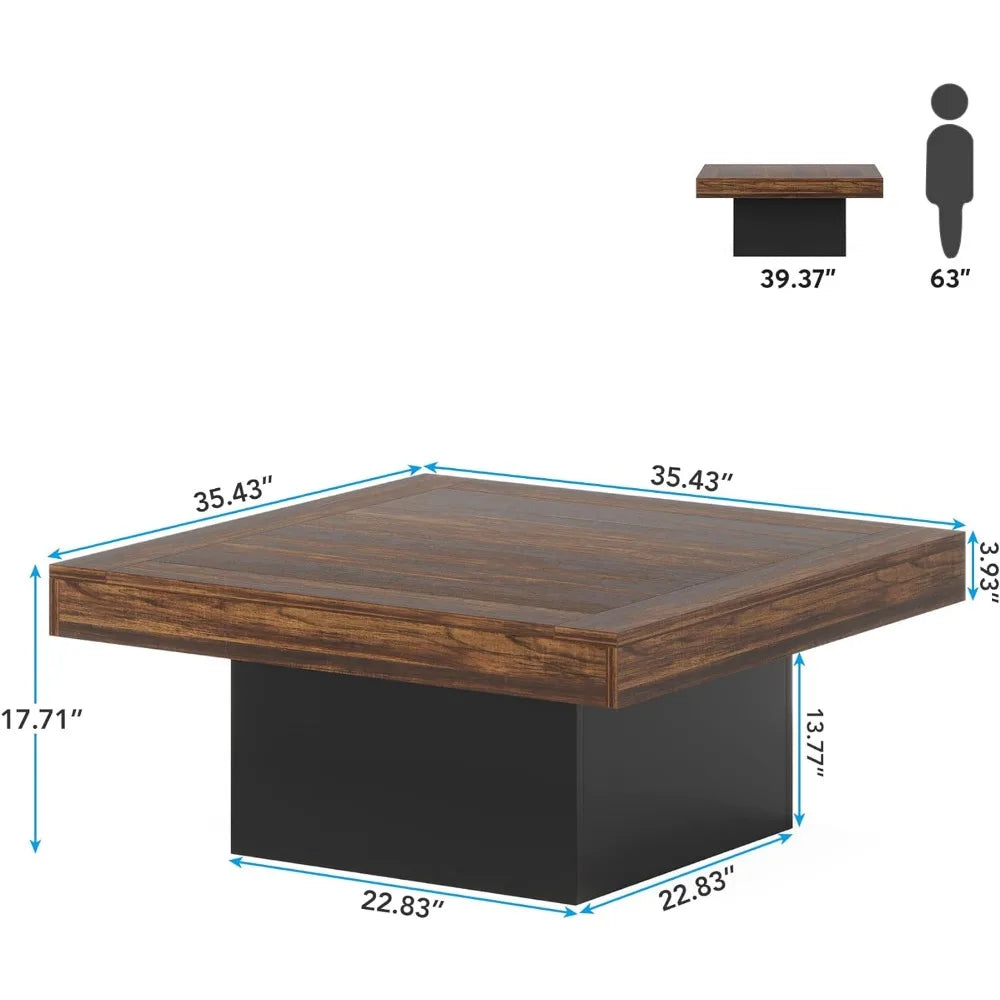 Square LED Coffee Table