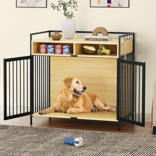 41" Heavy Duty Dog Kennel with 2 Drawers