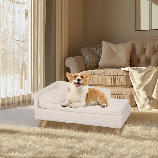 Nordic Pet Stool Bed with Cozy Waterproof Pad