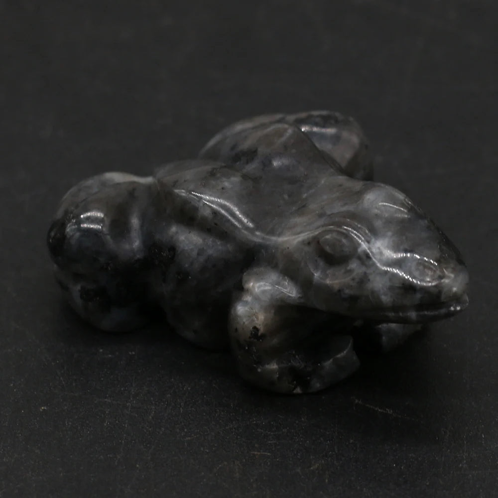 Natural Carved Frog Stones