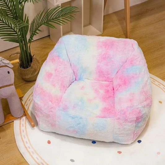 33" Modern Rainbow Beanbag with Sponge Filling