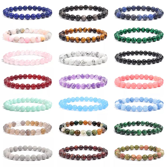 Assorted Natural Stone Beads Bracelets