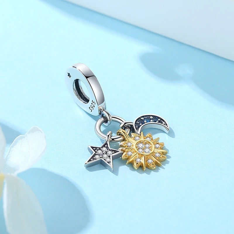 Moon Star Space Charms