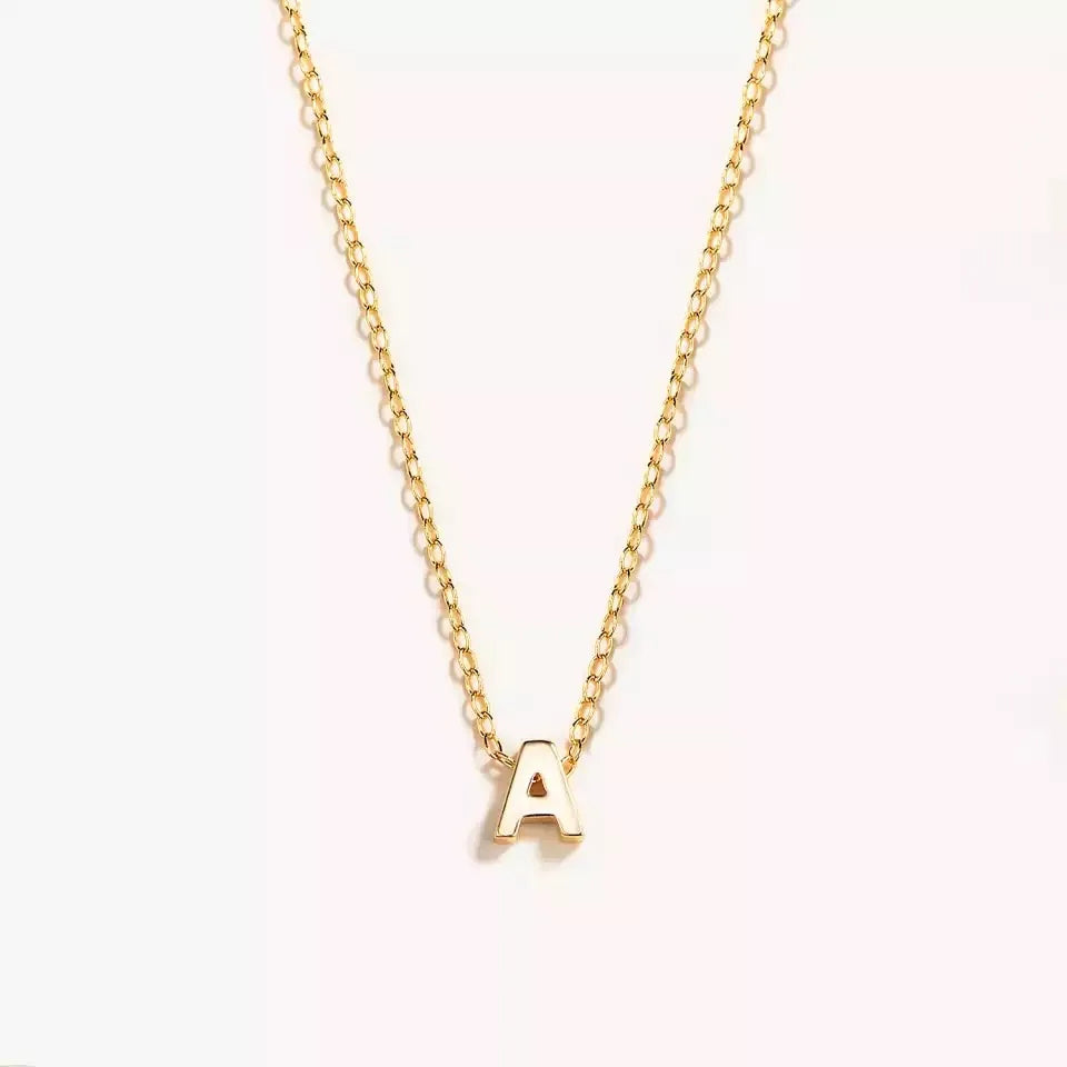 26 English Alphabet Letters Pendant Necklaces