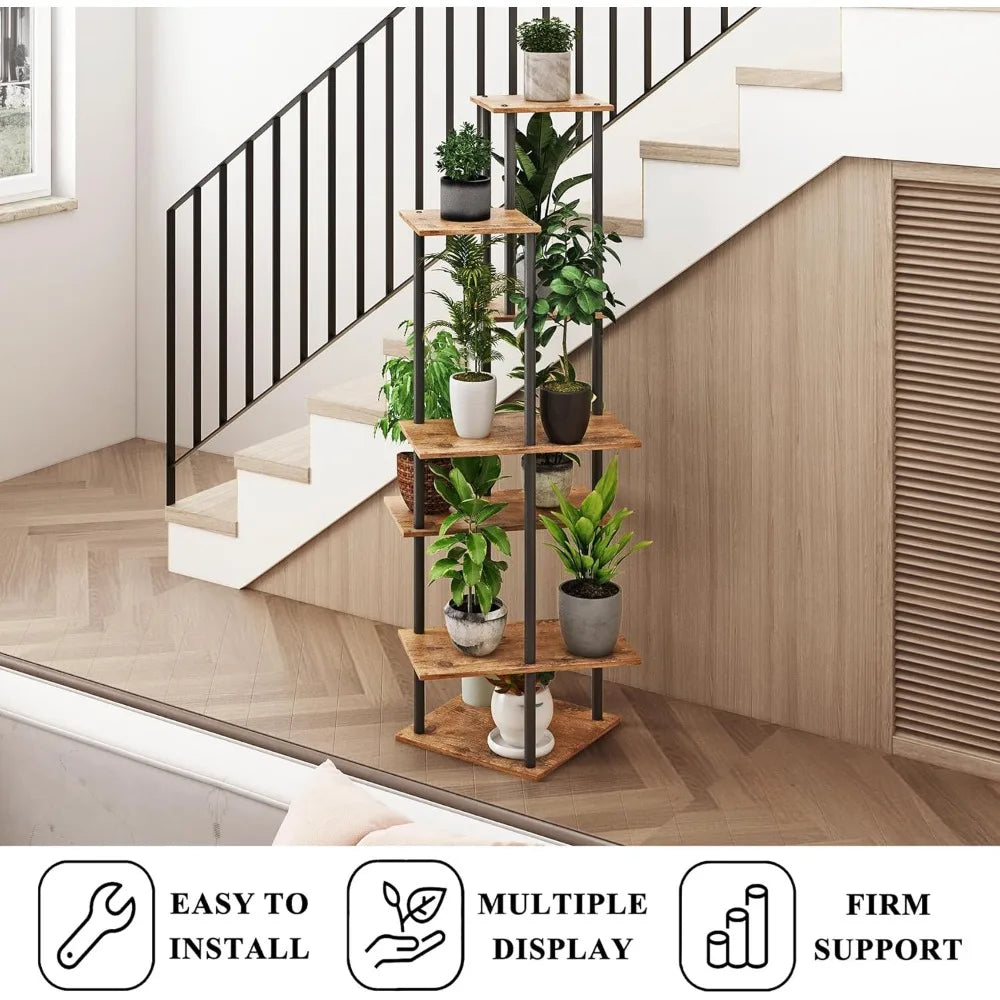 53" Tall  7-Tier Modern Plant Stand