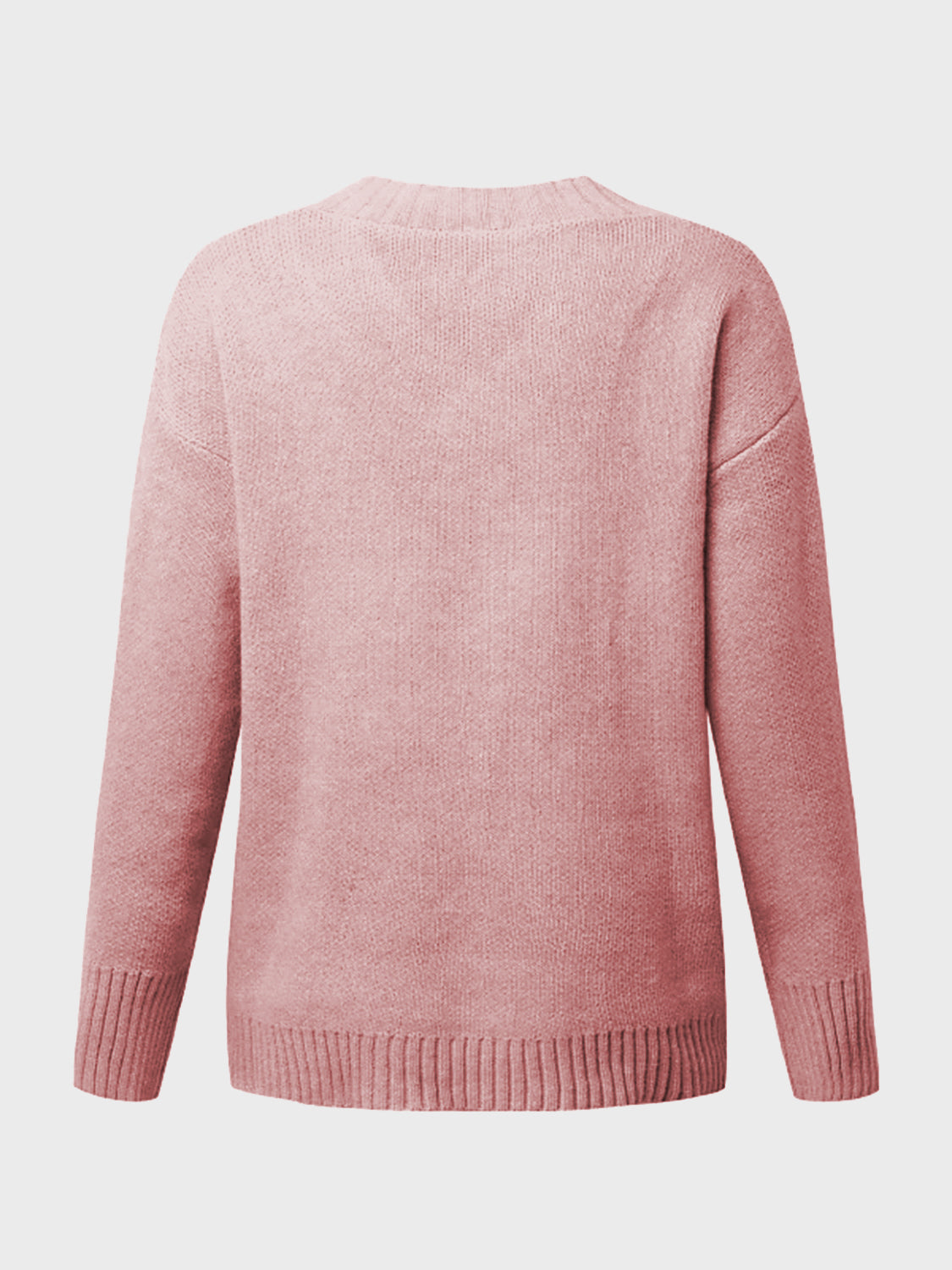 V-Neck Long Sleeve Knit Top CMP