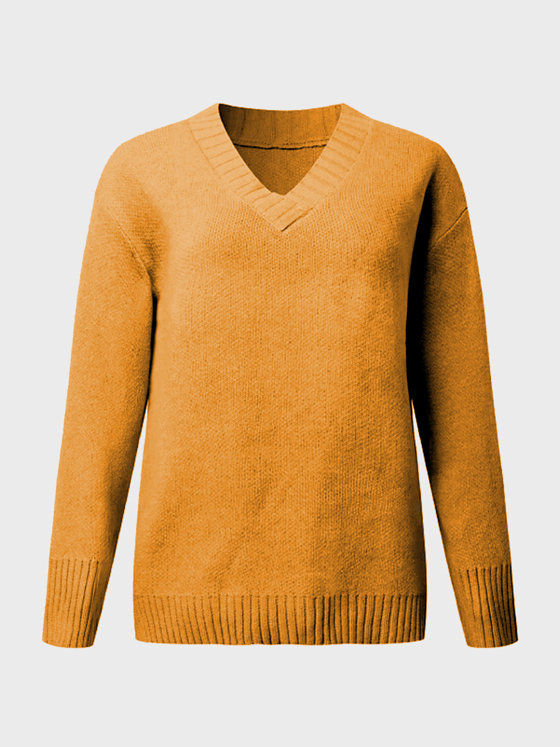 V-Neck Long Sleeve Knit Top CMP