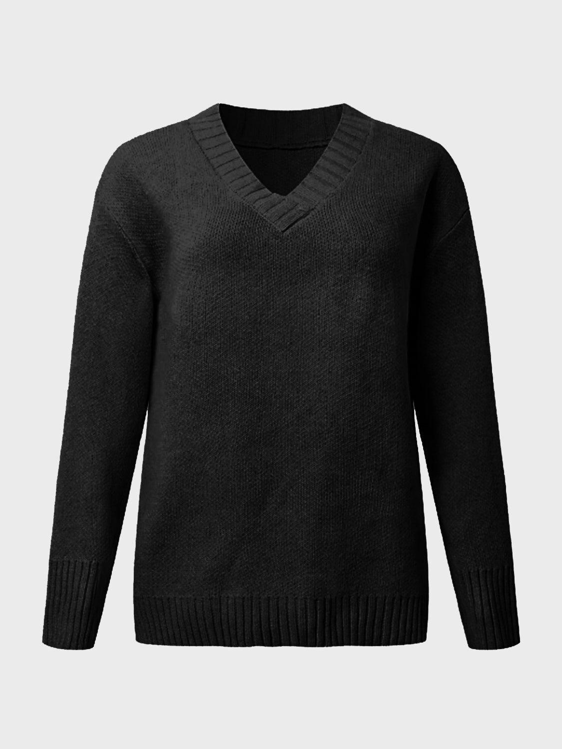 V-Neck Long Sleeve Knit Top CMP