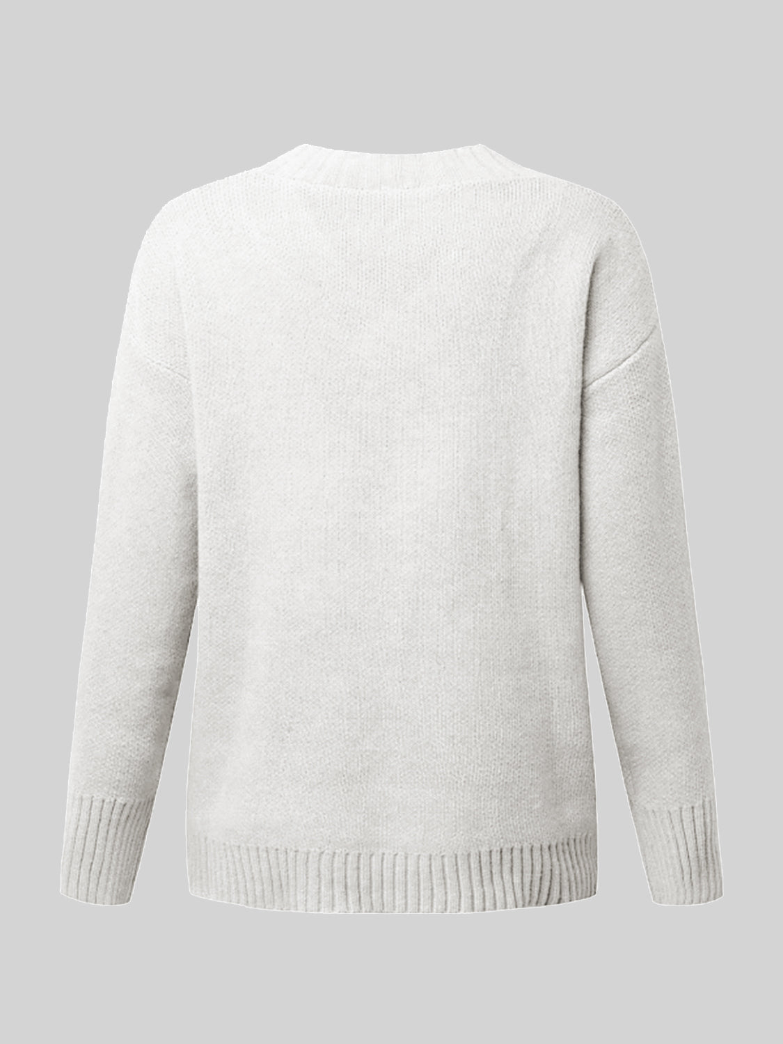V-Neck Long Sleeve Knit Top CMP