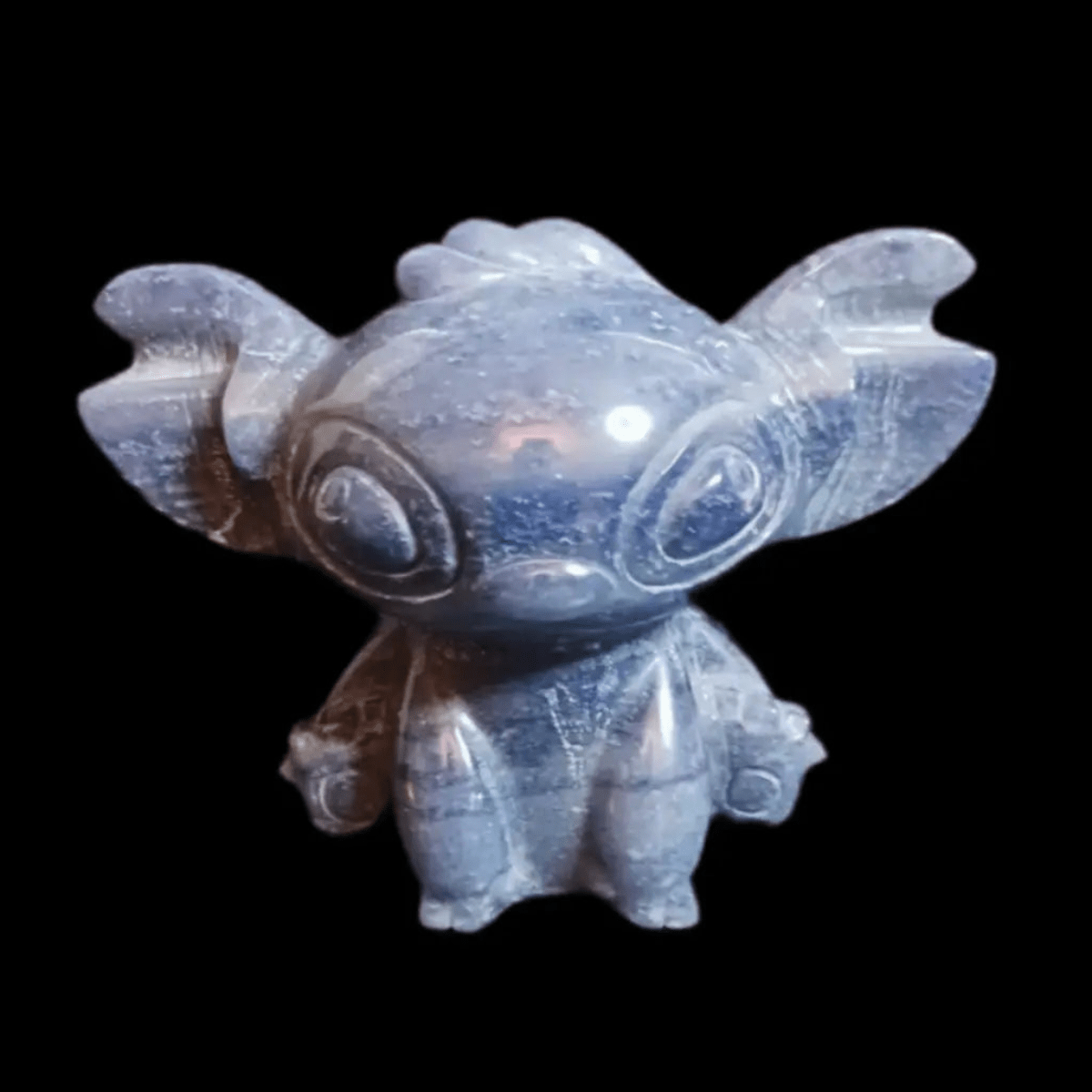 Everyone's Favorite Fluffy Friend: Blue Aventurine Stitch Carving - CMP