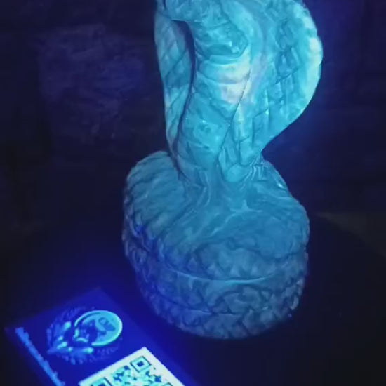 The Serpent of Transformation: Picasso Jasper Snake Carving