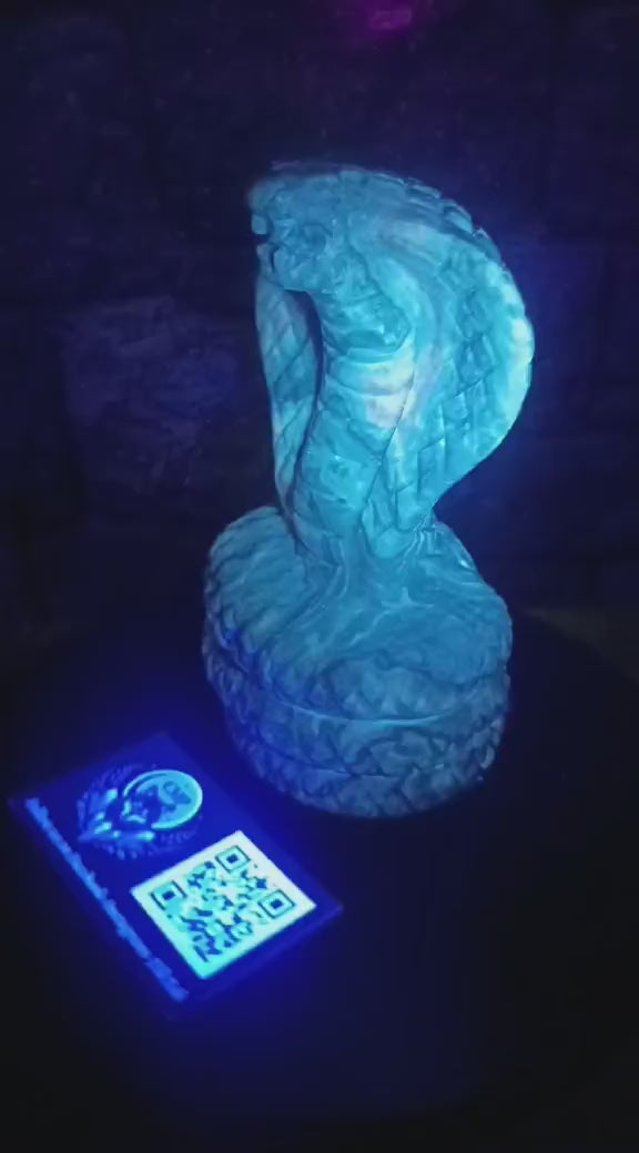 The Serpent of Transformation: Picasso Jasper Snake Carving